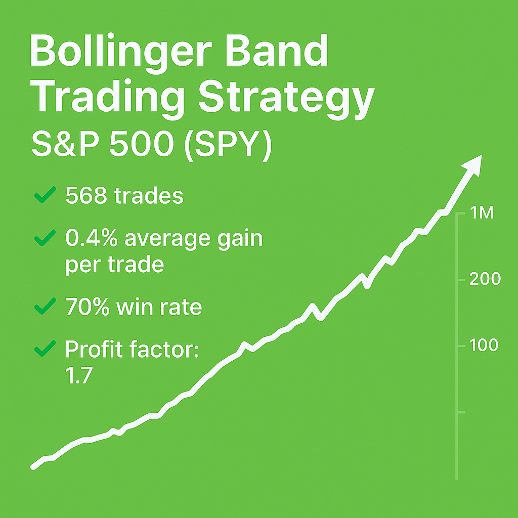 Bollinger Band Trading Strategy – S&P 500 (SPY) (#41)