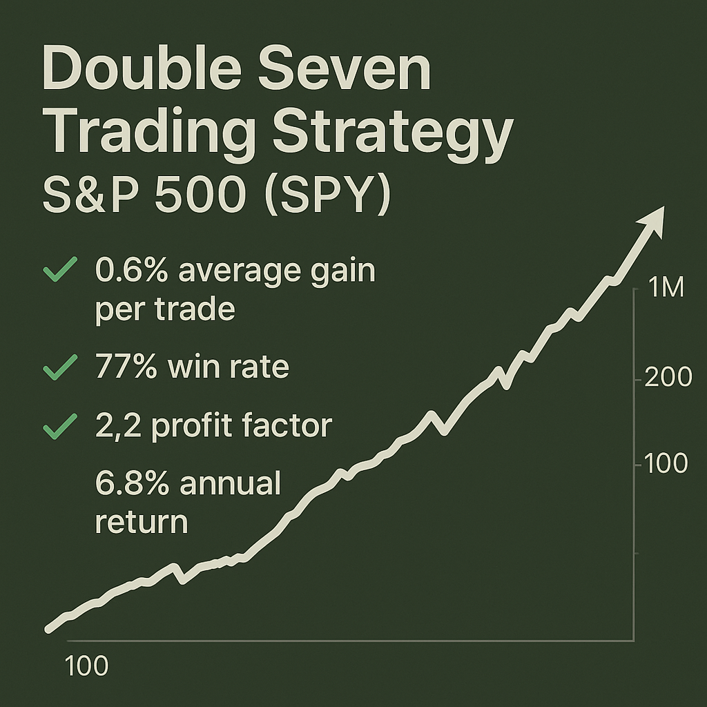 Double Seven Trading Strategy – S&P 500 (SPY) (#84)