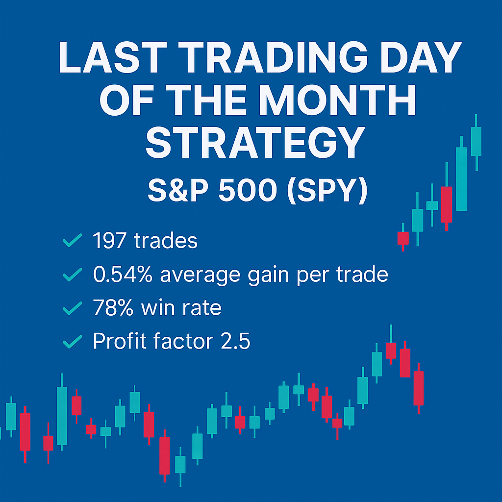 Last Trading Day of the Month Strategy – S&P 500 (SPY) (#65)