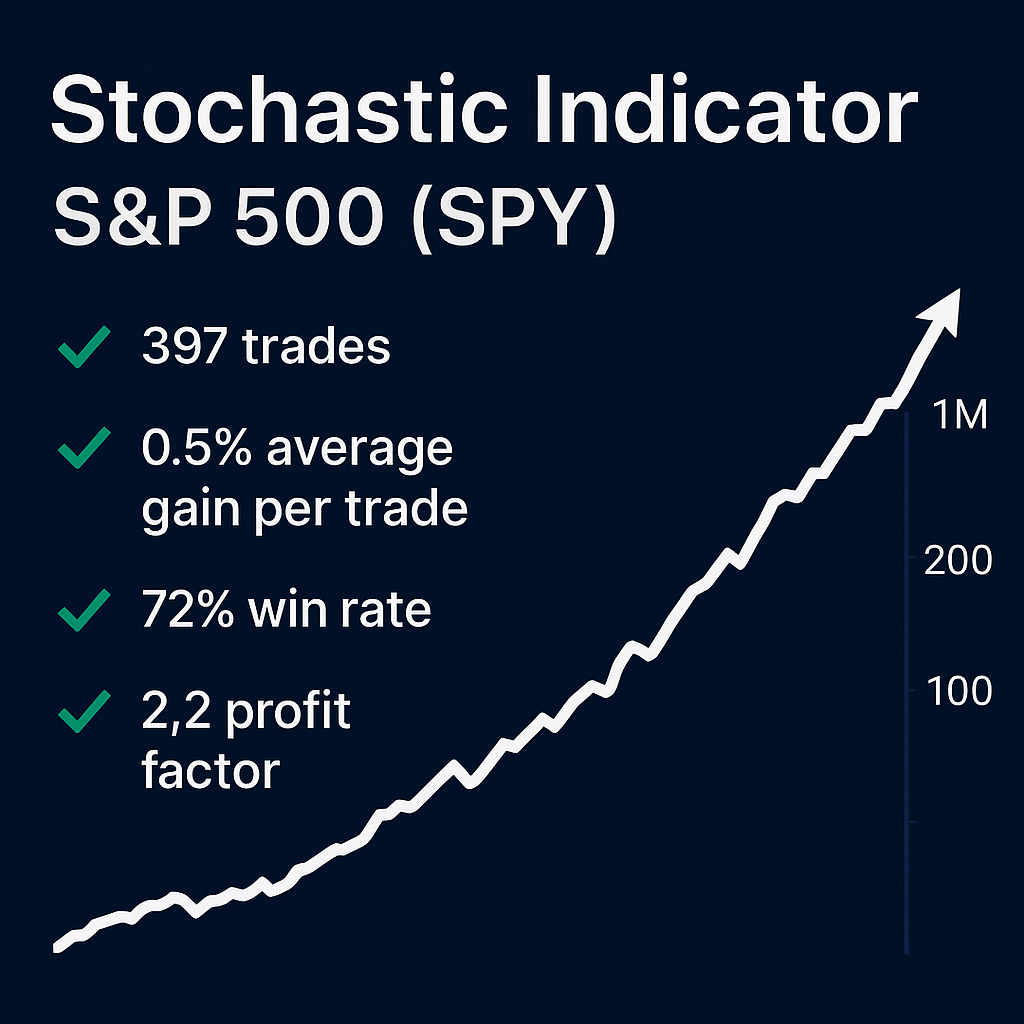 Stochastic Indicator Trading Strategy – S&P 500 (SPY) (#39)
