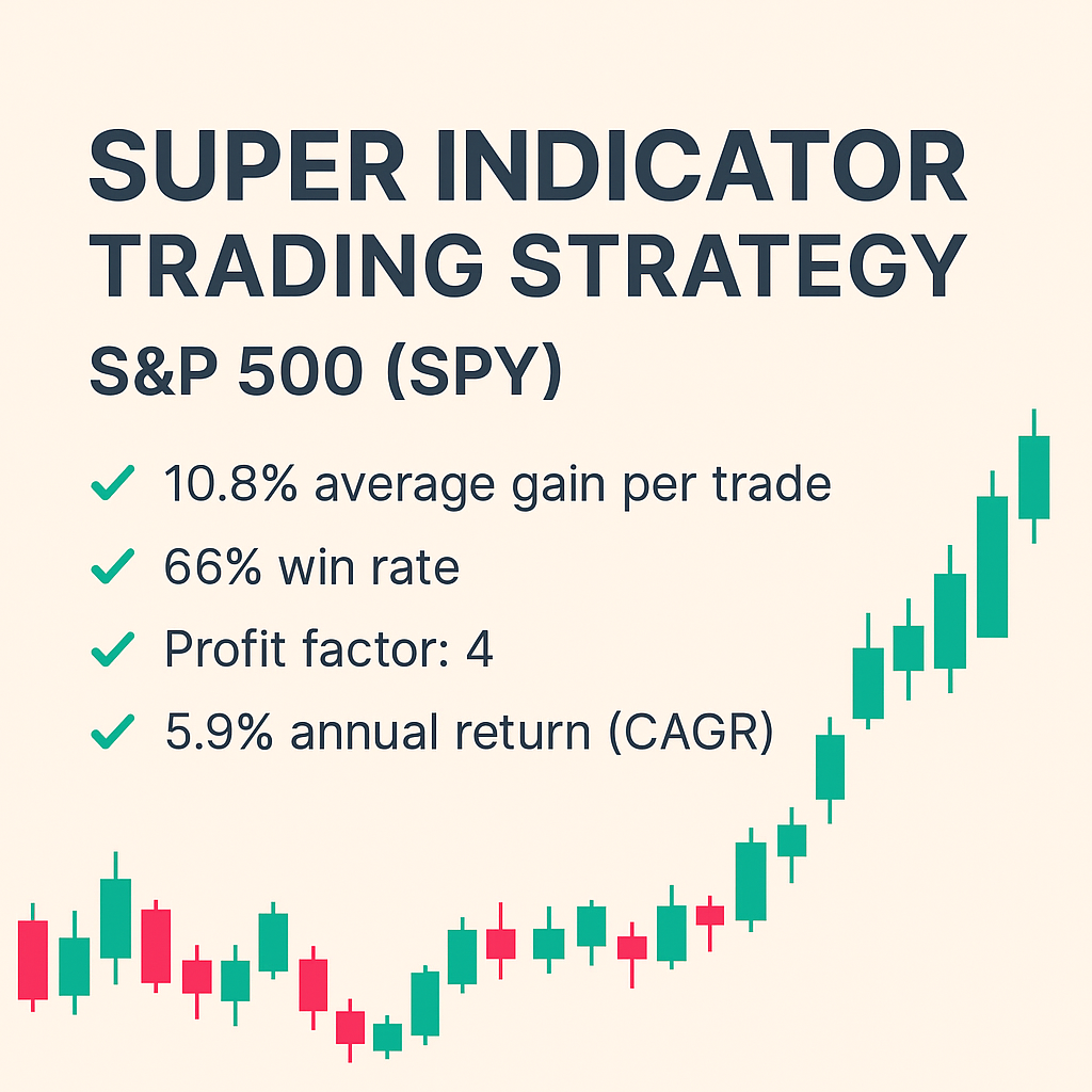 Super Indicator Trading Strategy – S&P 500 (SPY) (#50)
