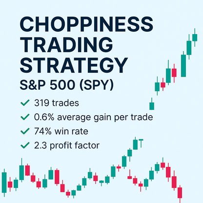 Choppiness Trading Strategy – S&P 500 (SPY) (#63)