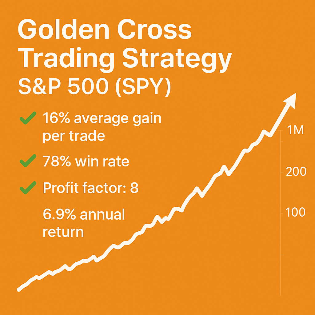 Golden Cross Trading Strategy – S&P 500 (SPY) (#62)