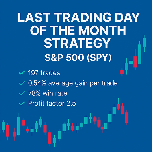 Last Trading Day of the Month Strategy – S&P 500 (SPY) (#65)