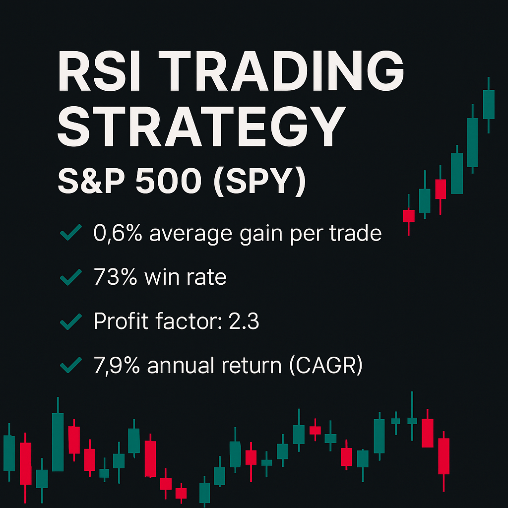 RSI Trading Strategy – S&P 500 (SPY) (#38)